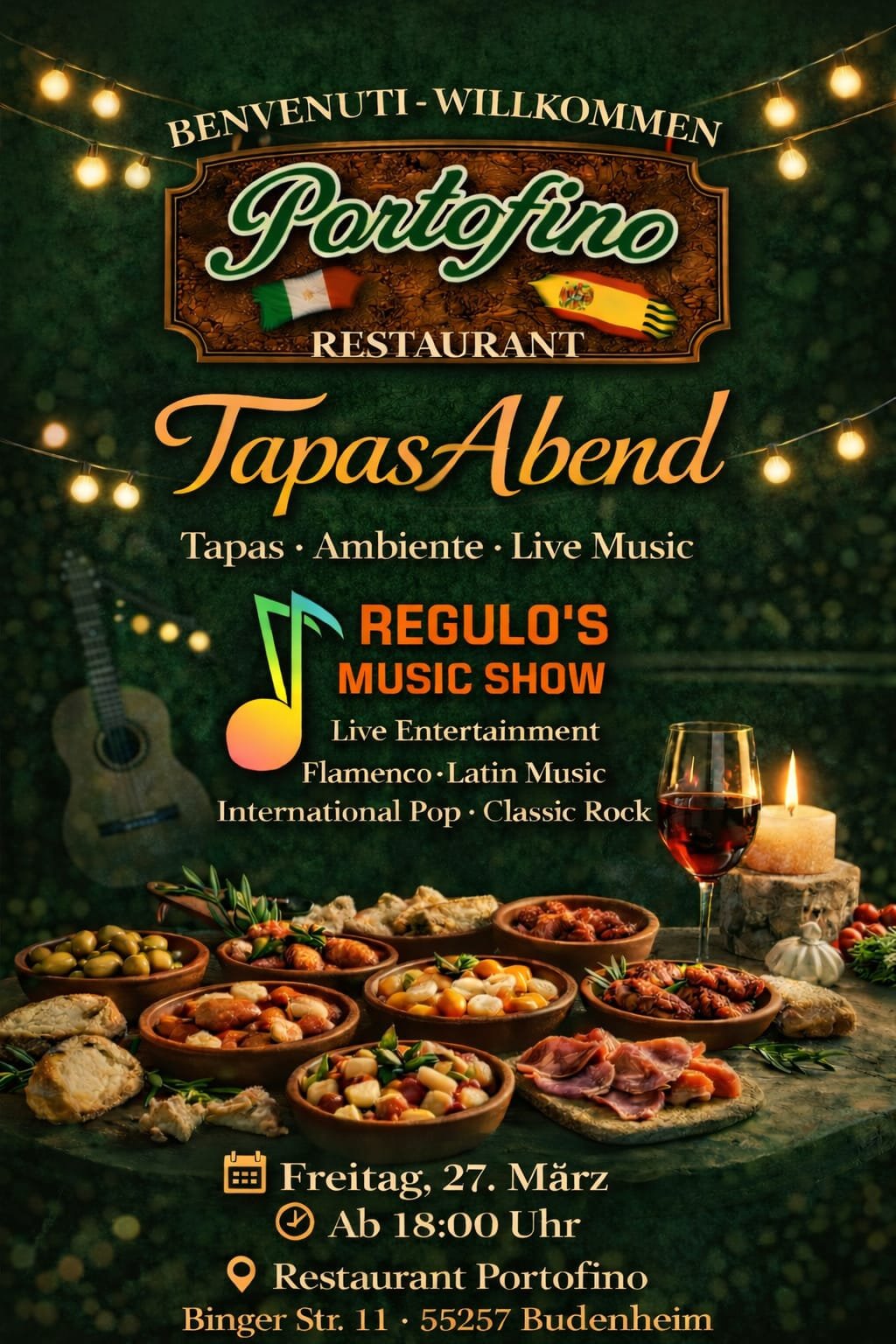 Tapas Abend Flyer
